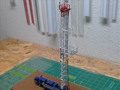 Seaboard Oil model drill rig 4