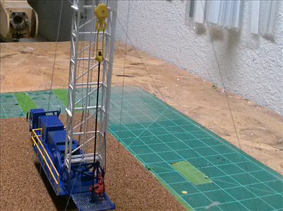 Seaboard Oil model drill rig 5